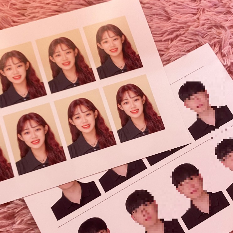 잠실사진관 : "인생사진관" 에서 컬러 증명사진 ◡̈