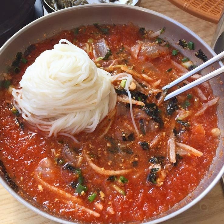 더우니까 시~원한 물회 먹기🍴