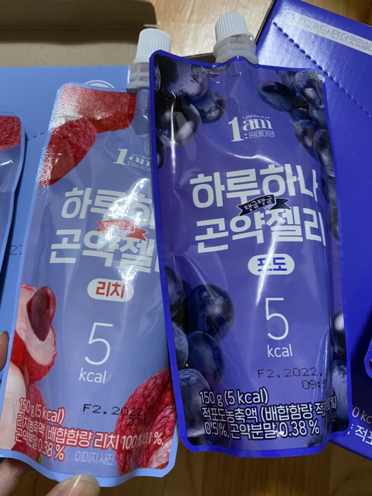 다이어트 하루하나곤약젤리 칼로리 걱정없어 좋아 / 다이어트간식