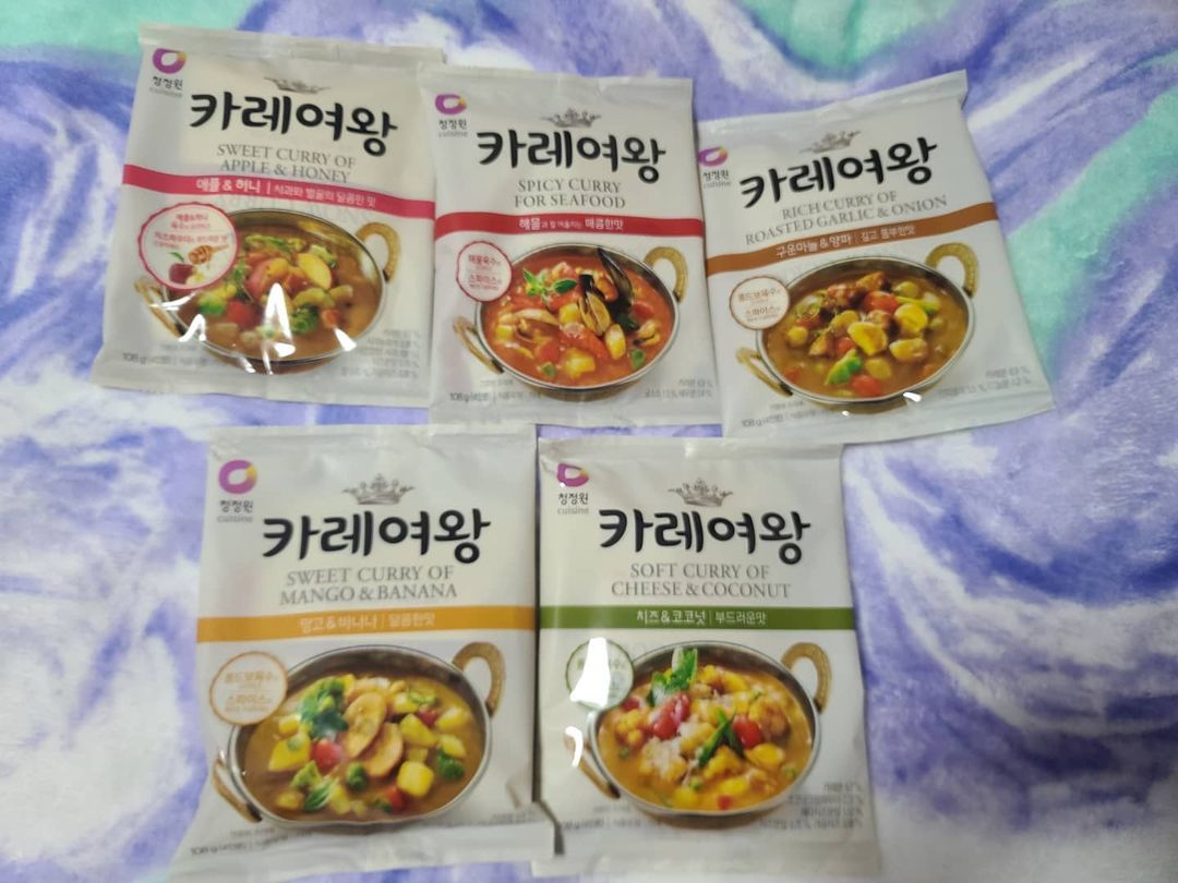친절한민들레 on Instagram: “본 포스팅은 대상(주)으로부터 상품을 무상 제공받아 작성된 솔직한 후기 입니다. 안녕하세요. 친절한민들레 입니다. 청정원 카레여왕 5종세트가 도착해서 딸아