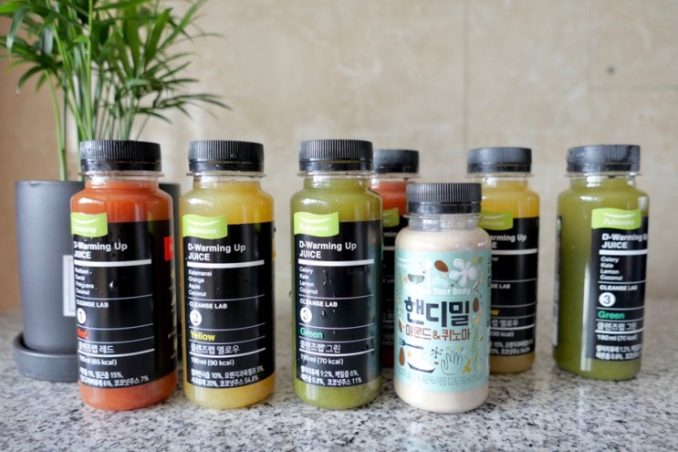 풀무원 디 워밍업 클렌즈랩 3일 프로그램 건강주스 추천! / 3일동안 가볍고 맛있게 착즙주스로 여름준비하기✨