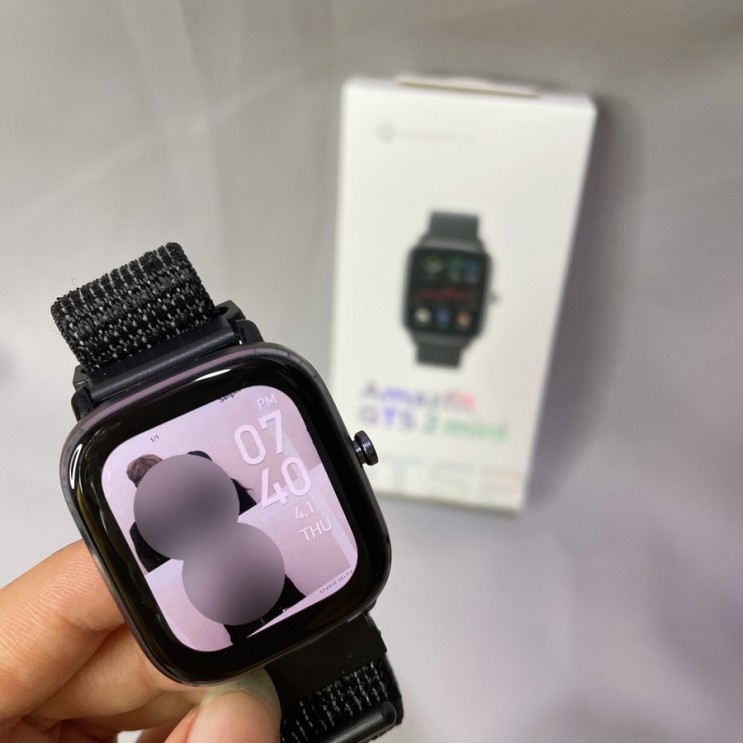 내돈내산/ 샤오미 어메이즈핏 gts2 mini 초간단 리뷰/ 한달 사용기