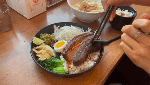 광주 덮밥, 동명동 왕산 홍소육 덮밥 맛집❤ 참나물 소바, 교꾸산도를 맛 볼 수 있는 곳