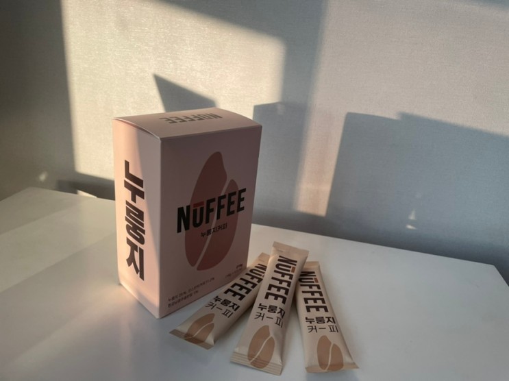 NUFFEE 누룽지 커피, 고소하고 든든한 커피
