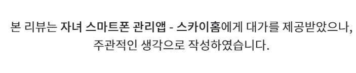 아이와 휴대폰 싸움 이제 끝 스카이홈