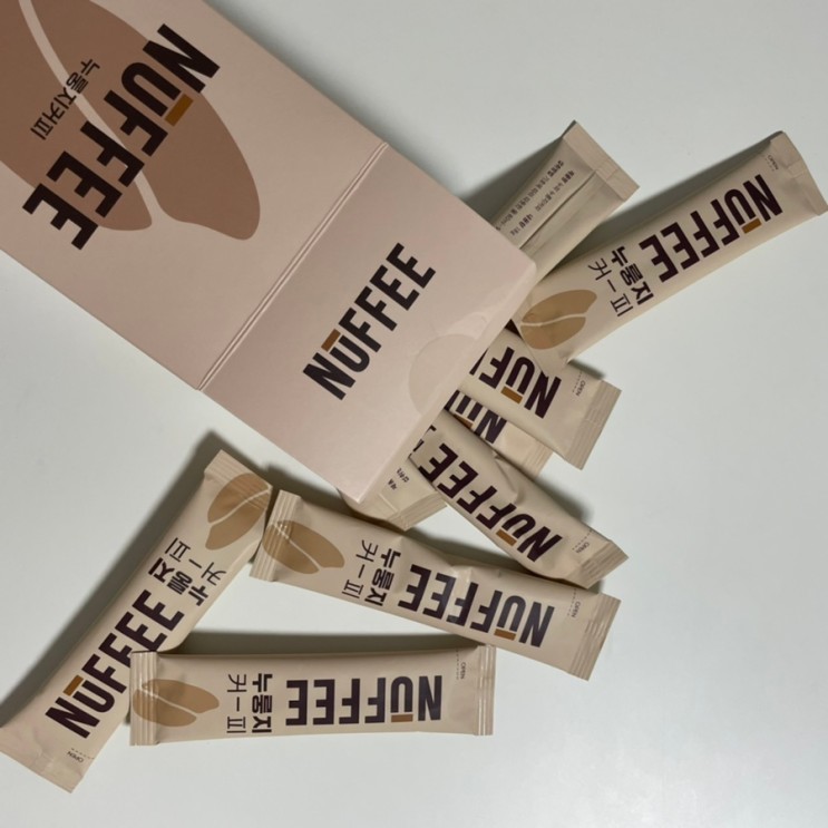 [맛있는 커피믹스 추천] 커피도 건강하게 섭취해요! 누룽지커피 "누피"