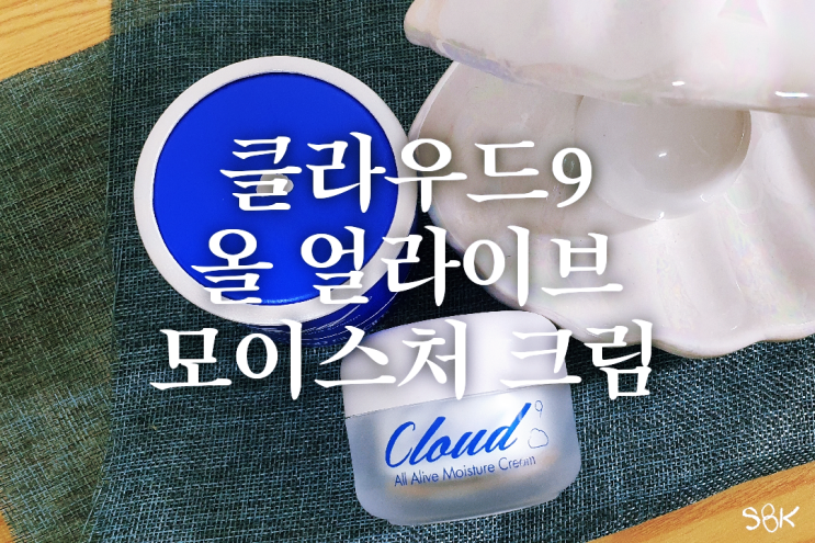 클라우드9 올 얼라이브 모이스처크림 아이슬란드빙하수 젤타입 수분크림