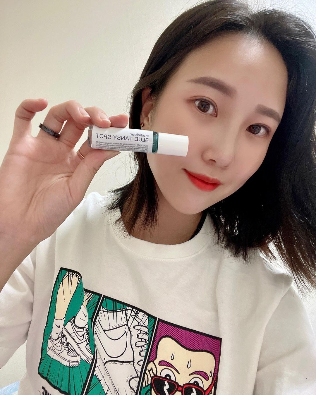 🤍박영선🤍 on Instagram: “👉협찬 협찬👈 메디클리어 블루탄지 스팟✌️ 전지훈련 오기 전 부터 턱에 뾰루지 났었는데…🤦🏻‍♀️ 다행이도 요번 제품협찬 받고 꾸준히