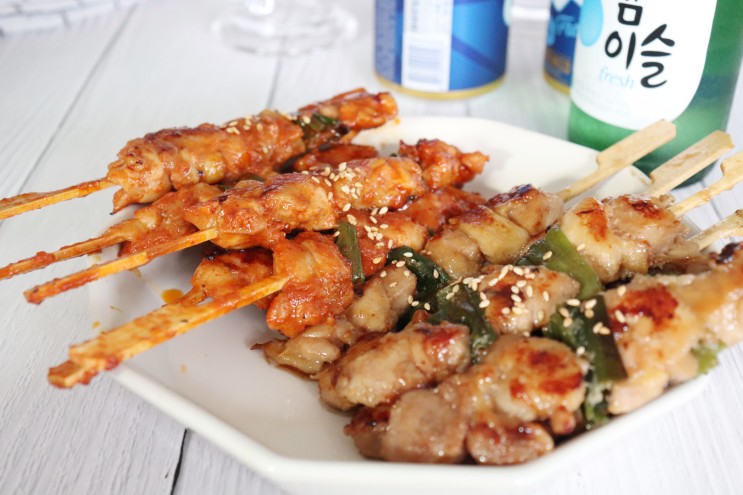 맛있는테이블 닭꼬치  파닭꼬치 매운맛  데리야끼맛 후기