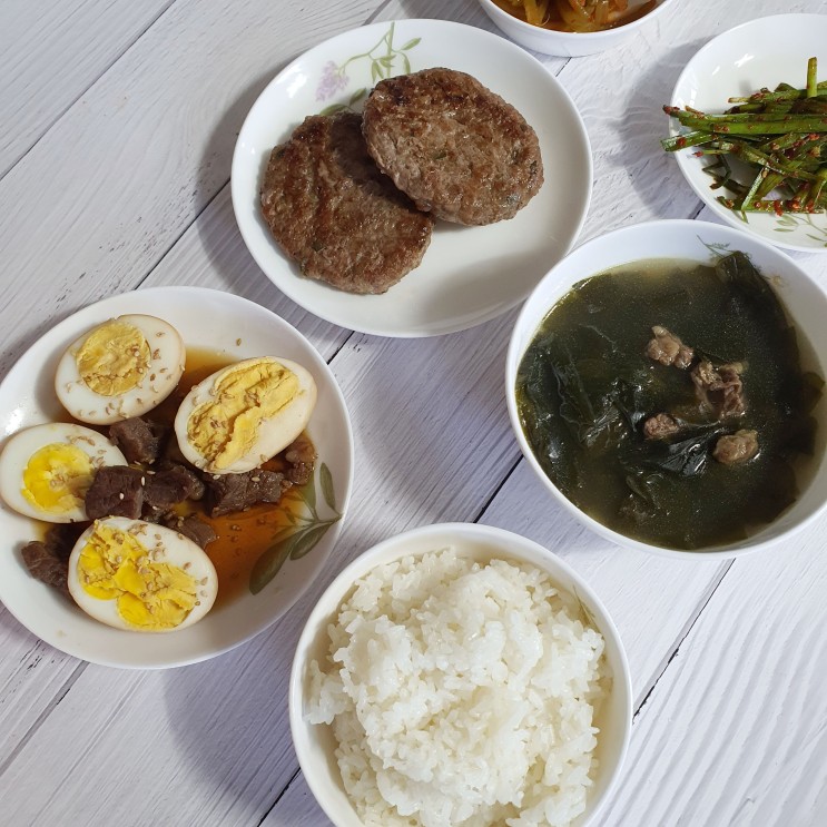 한우국거리 사서 소고기장조림&미역국 끓이기 한우1++No9