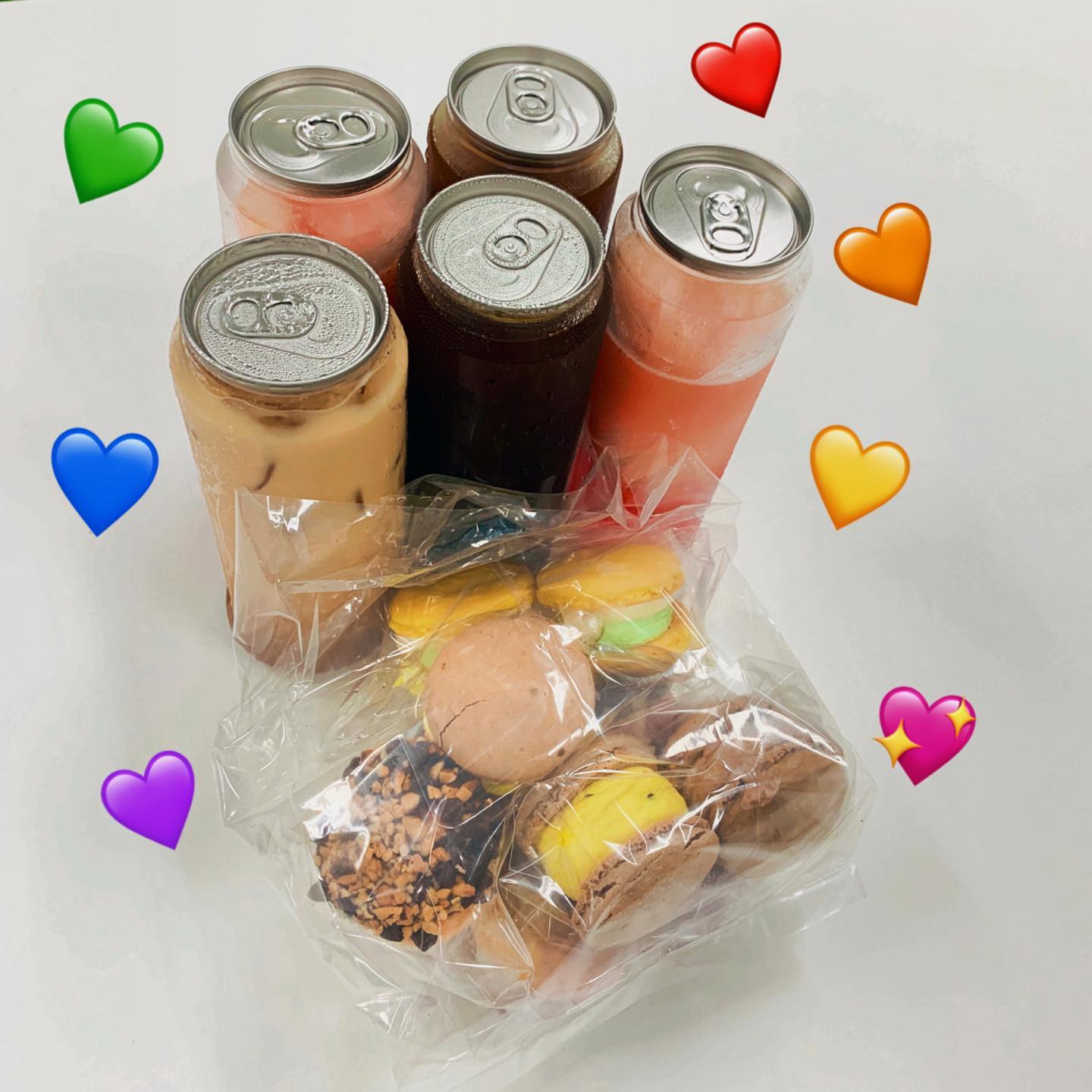 마카롱 음료 완벽❤️
#하이바이카페 #대전카페 #마카롱맛집