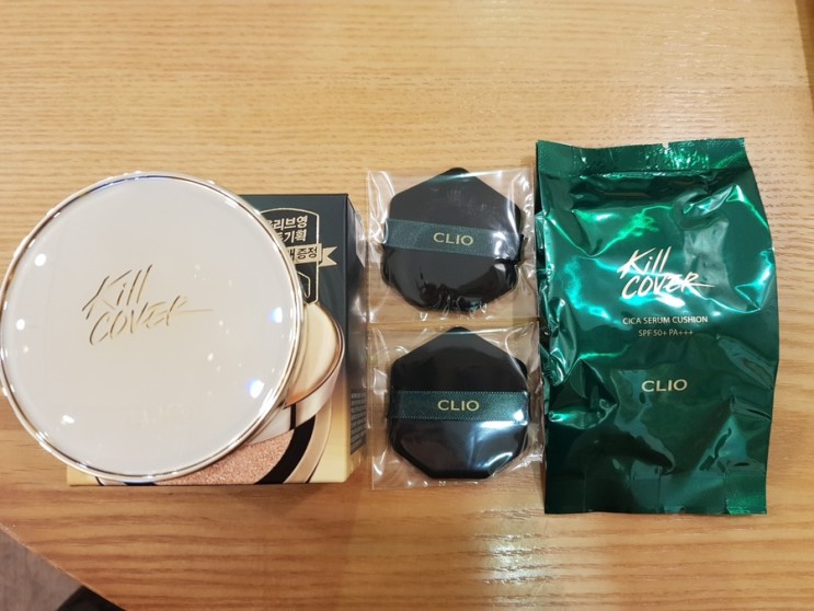 클리오 킬 커버 시카 세럼 쿠션 리뷰 및 후기