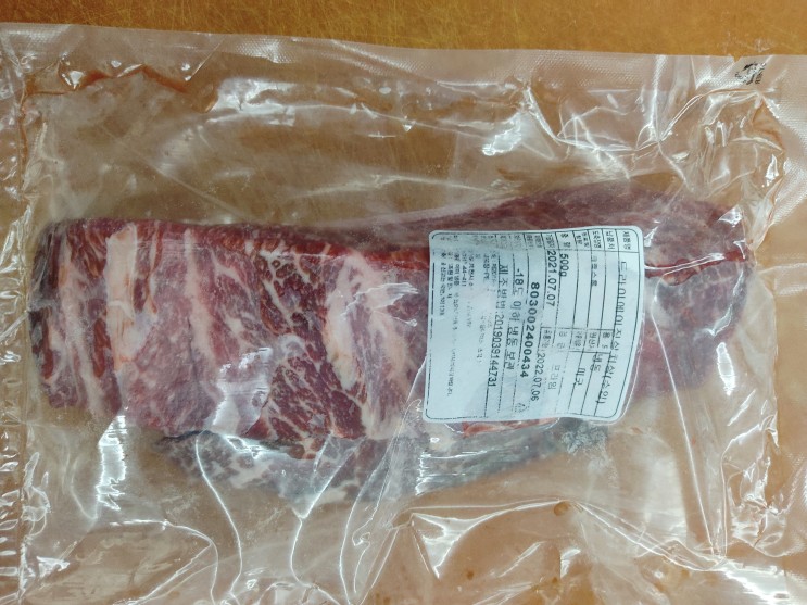 특허 드라이에이징 소고기 그늘 살치살 스테이크! 홈캠핑으로 대만족!