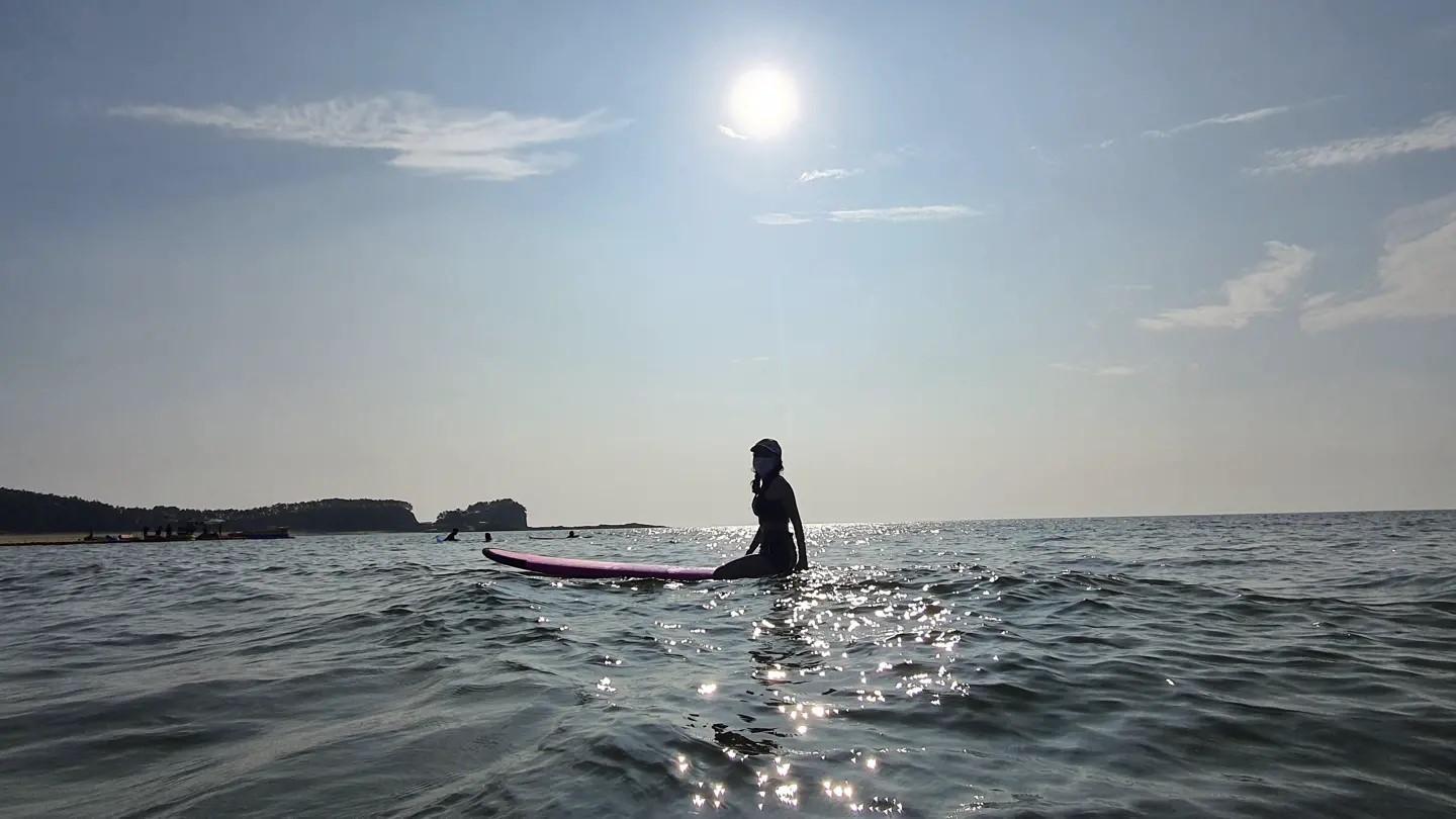 첫 서핑 🏄