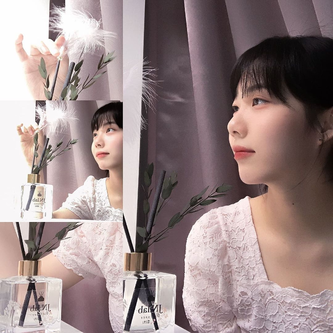 송주은(Ju Eun Song) on Instagram: “[업체로부터 제공받은 제품입니다] ✨제이앤랩이 일냈다! ASMR🎧 방 안에 달달한 복숭아향이 은은하게 퍼져서 내 마음도 부농부농💕 깃털이랑 유칼립투스가