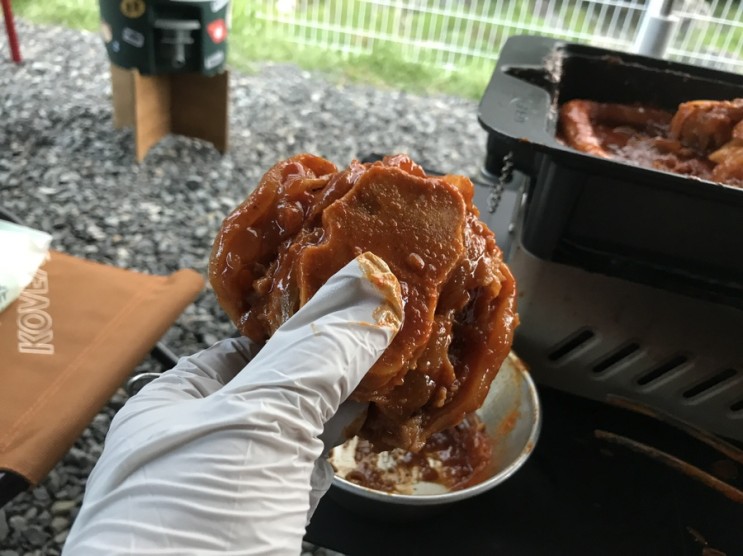 도로시 먹방 메뉴, 매운맛 러버 캠핑 밀키트 하정강 매운 우족찜!(+하정강 선비님)