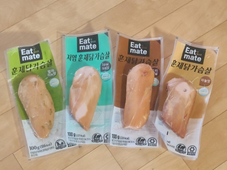 (닭가슴살) 다이어트식단/닭가슴살/닭가슴살맛집/운동식단/훈제닭가슴살 : 잇메이트 훈제 닭가슴살(랭킹닭컴)
