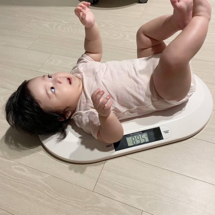 아기 몸무게 측정하기 쉬운 로건 신생아 체중계