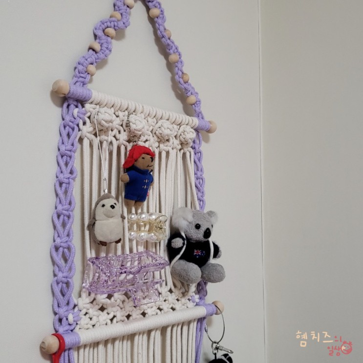 Diy 마크라메 머리핀정리 키트 만들어보기!++취미생활로 굿!