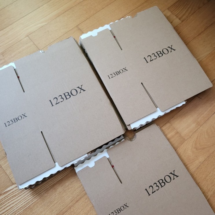 123box, 종이박스 노테이핑이라 편하고 튼튼해!