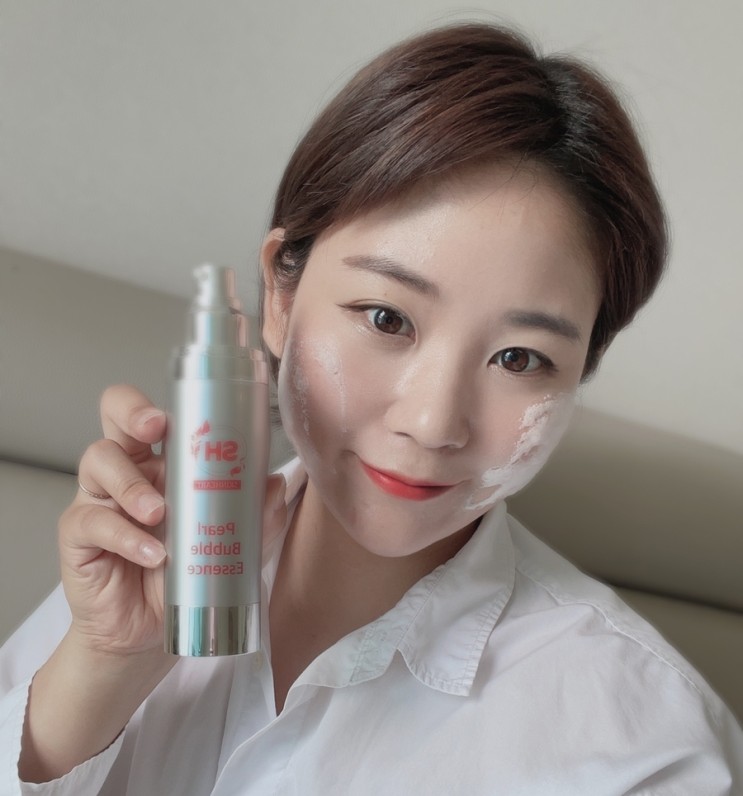 건성피부 추천! 스킨하트 펄버블에센스, 피부과 관리 받는 것 같은 제품 :)