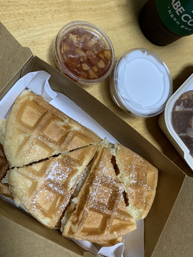 [배달] UCC커피와 와플이 맛있는 "바베 커피&와플"