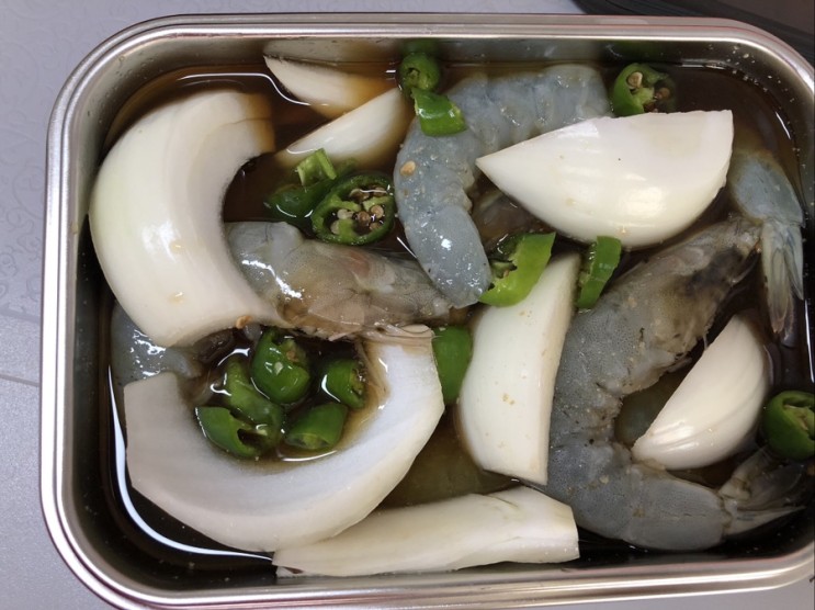 [활새우 / 생새우 추천] 간장새우장 만들어먹으니 식감이 달라요~!! 버터구이도 존맛탱 ㅠㅠ