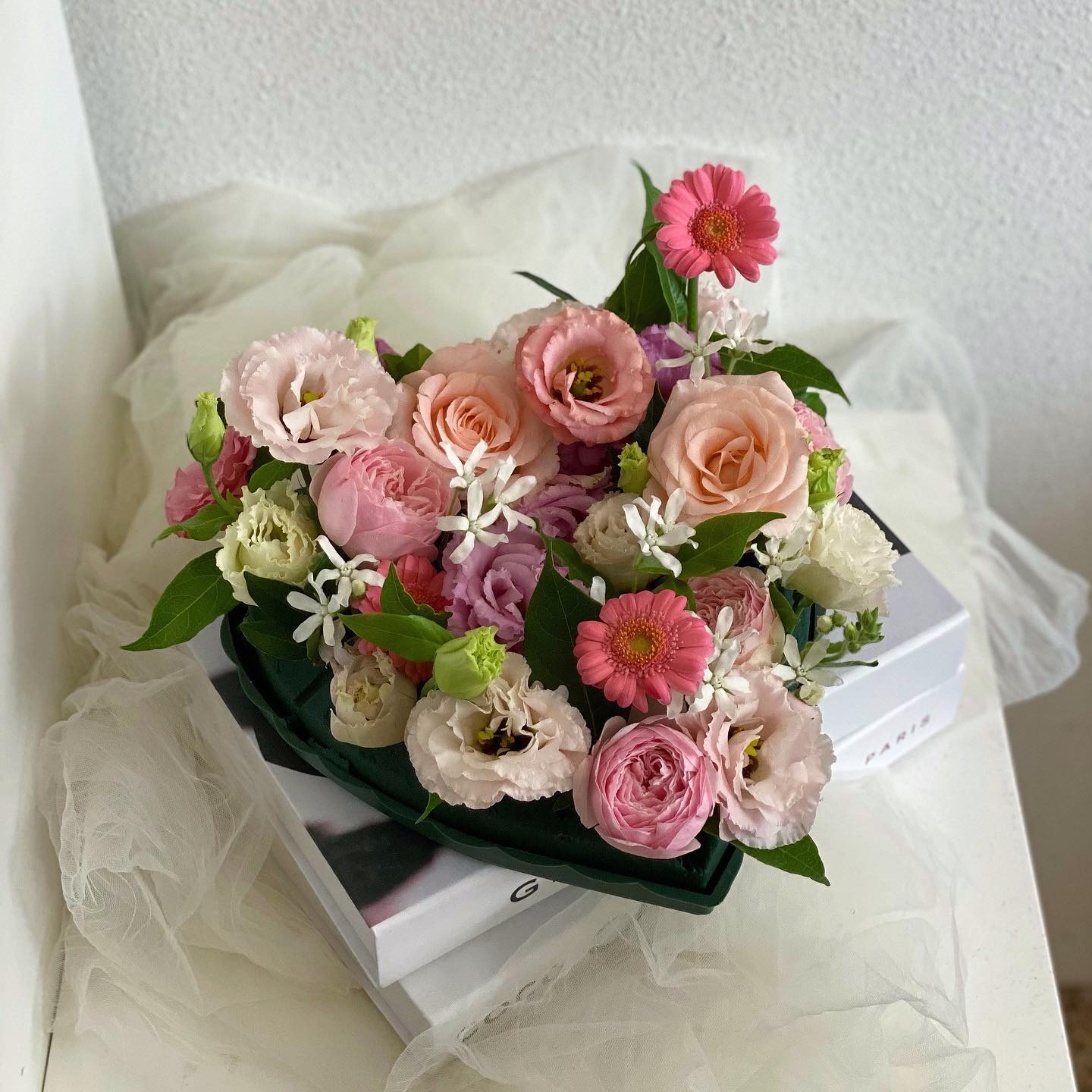 이제야 올리는 꽃꽂이 사진,,🌷 ♡̷̷모양