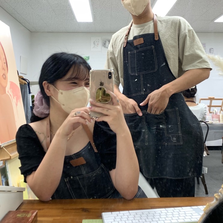 송파 원데이 클래스 백드롭 페인팅 봄, 그리고