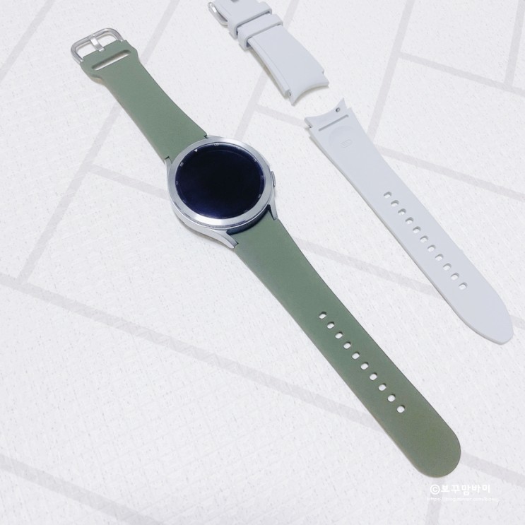 로건 갤럭시워치4 실리콘 스트랩 46mm 갤워치4클래식