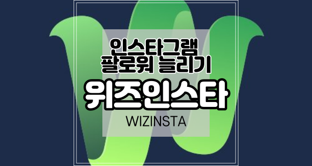 인스타그램 팔로워 늘리기 위즈인스타 wizsns 체험해봤다