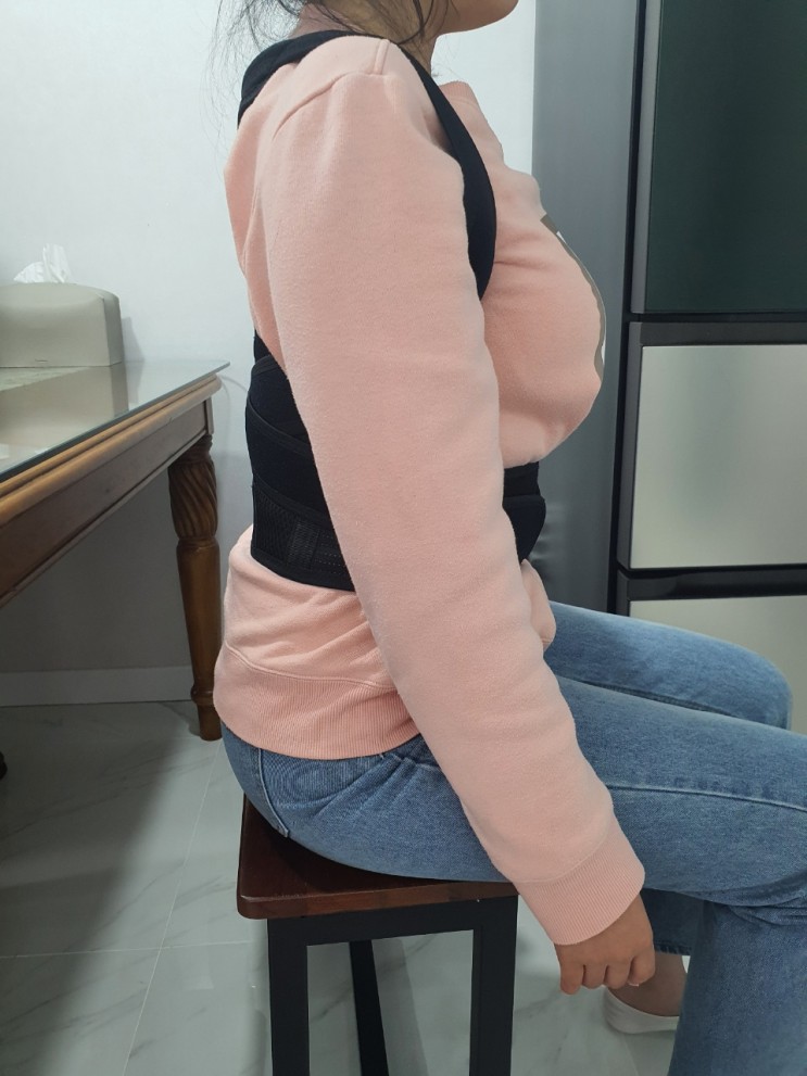 허리교정밴드로 바르게 펴지는 자세교정, 예쁜라인만들기후기