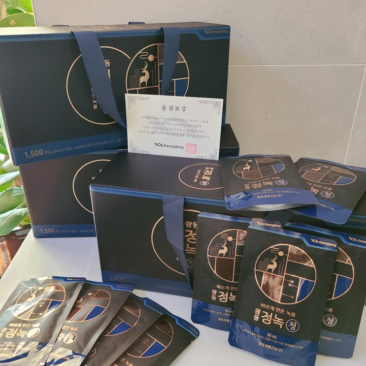 부모님선물과 거래처선물로 딱인 러시아녹용 100% 광동정녹청