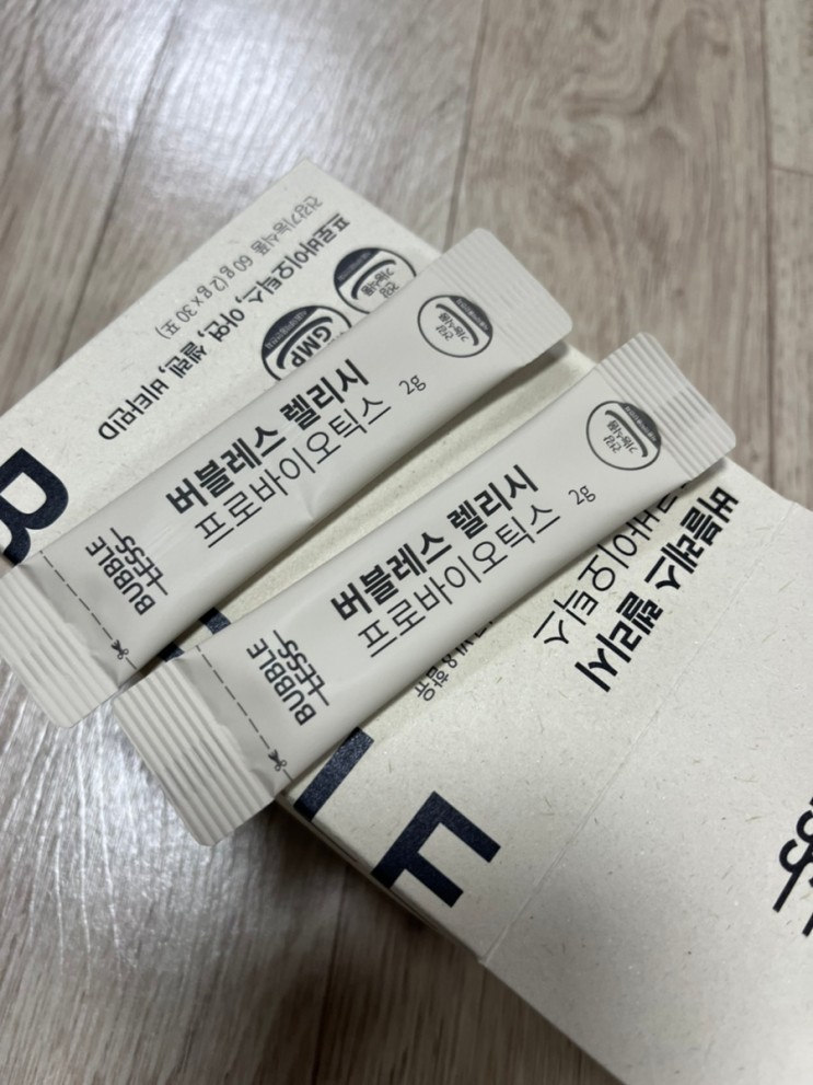 여성 유산균 필수품 버블레스 렐리시 프로바이오틱스 후기