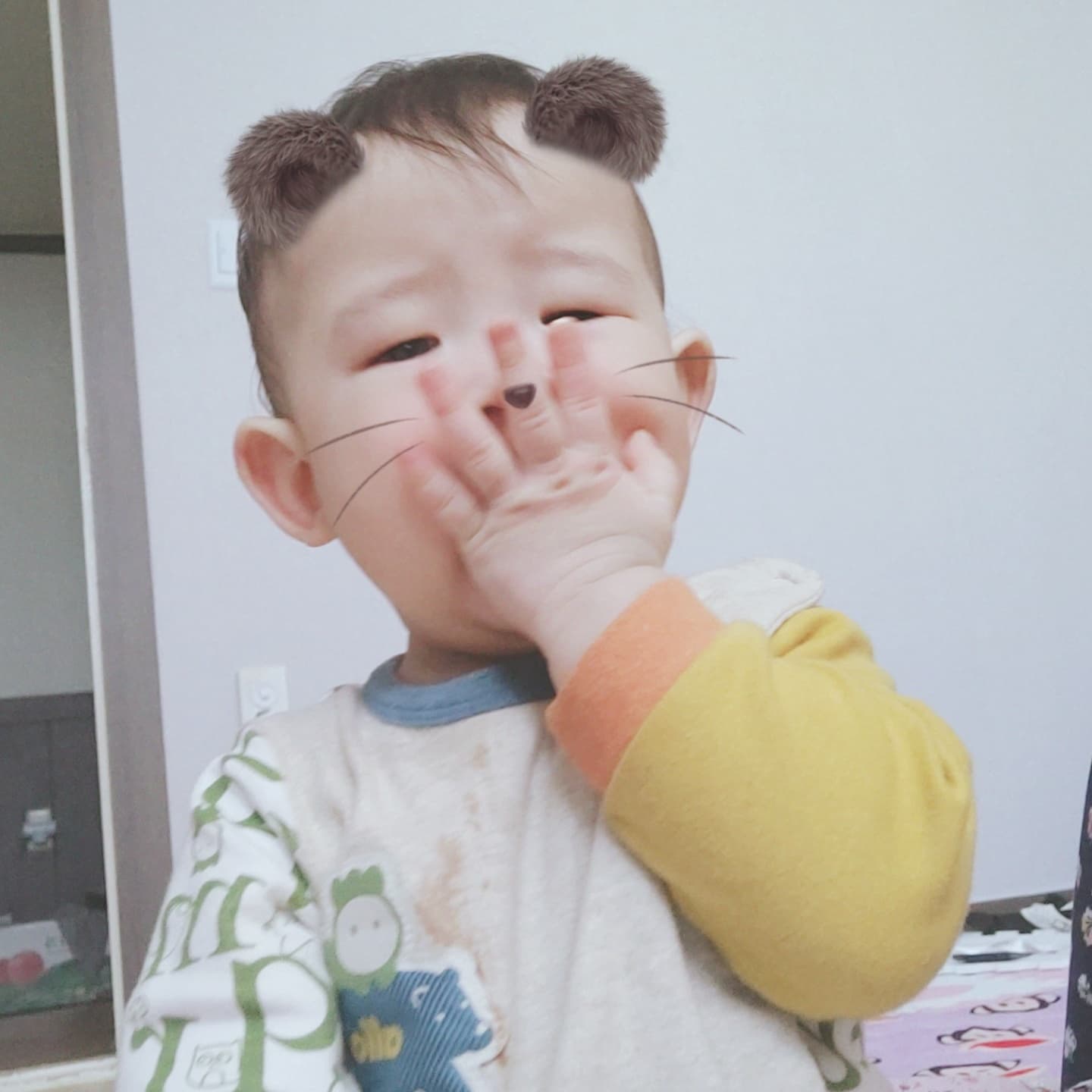 우리 아들 사랑한다♡

#2020년생#쥐띠#육아중
#인디언놀이#박수놀이#짝짝꿍
#이쁘다#내새끼#사랑해
#잘자라고있구나#새싹#쥐띠
#이쁜이#귀요미#아들
#아들맘#모유수유중#씩씩이