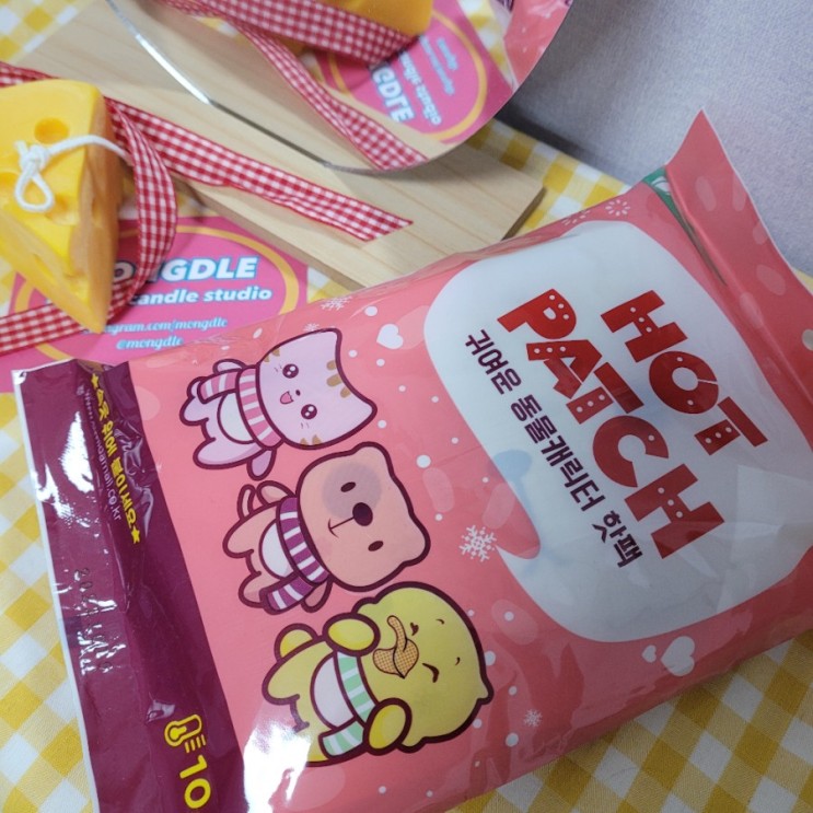 귀여운 동물 캐릭터 스미다 붙이는 핫팩 귀욤뽀짝 겨울선물로도 딱! 핫패치