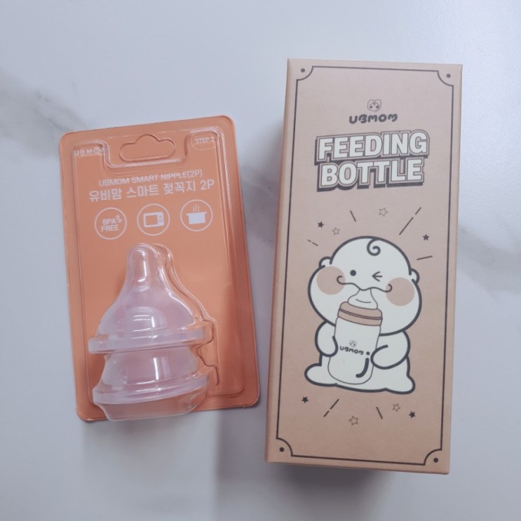 유비맘 시그니처 젖병과 스마트 젖꼭지로 우리아이 젖병정착을 도와줘~ :)