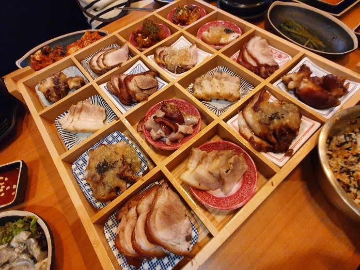 상다리 휘어지는 오산맛집 야들야들한보약족발 보약정식