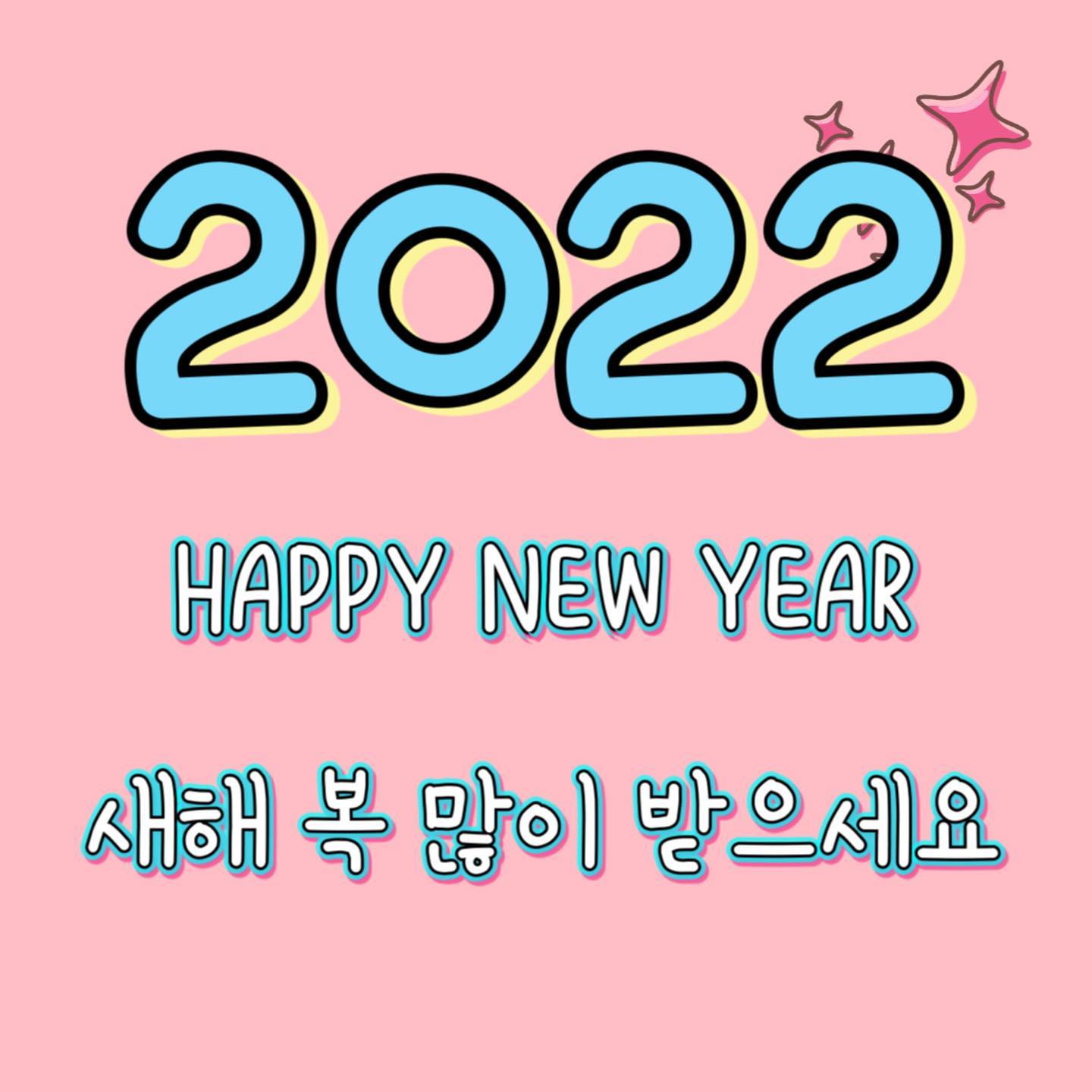 2022년 임인년 
좋은 일 가득하길 바랍니다 

인친님들 새해 복 많이 받으세요 ! 
2022년에 도 잘 부탁드려요