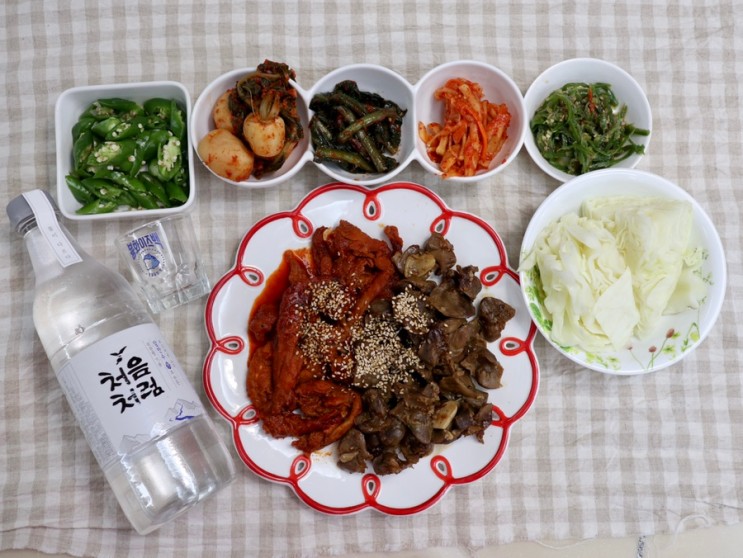 간단술안주 한잔애 직화안주 홈술 야식으로 딱이네