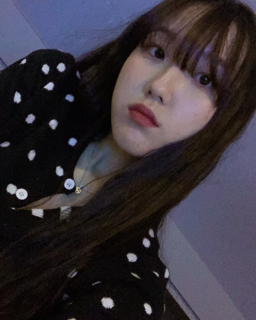 감당불가 앞머리
