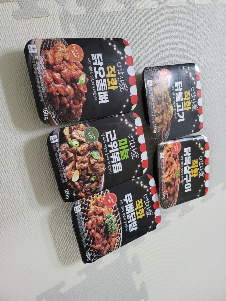 [야식필수템 한잔애] 직화 냉동 안주 한잔애 직화 무뼈닭발로 육퇴 후 한잔 즐겨봐요.