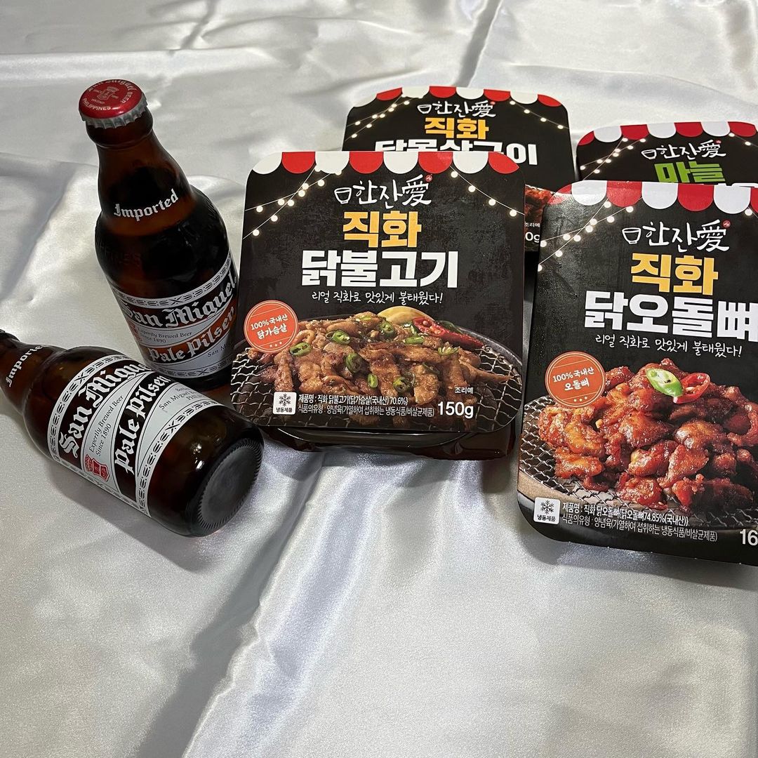 조우진 on Instagram: “#광고 #한잔애 직화안주입니다! 직화로 구워 불맛이 살아있어서 포장마차에서 먹던 그 맛을 집에서 간편하게 먹을 수 있어요~~~ 방부제, 발색제, 색소, 목초액