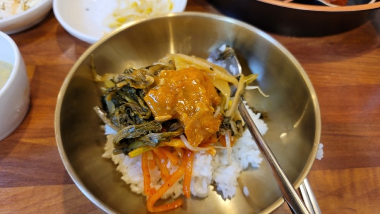 강동맛집 시래마루 강동점 시래기 가마솥밥 가족과 함께하기 좋아요!