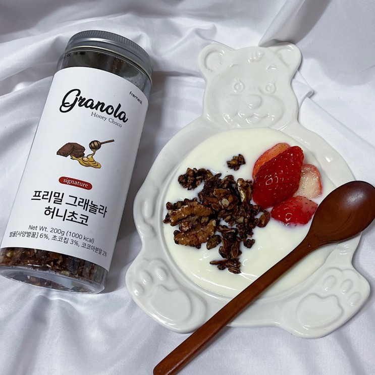 맛있고 건강한 간식 프리밀 그래놀라 시그니처 허니초코