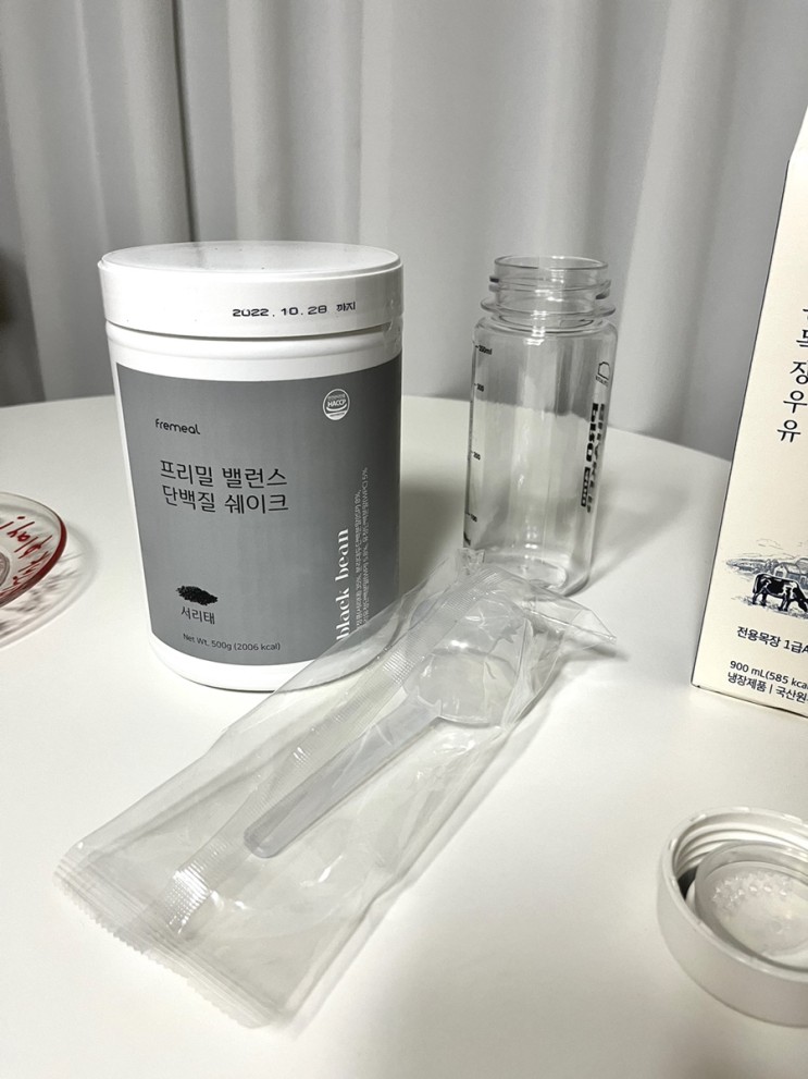 [프리밀 밸런스 단백질 쉐이크] 스테비아를 이용해 카롤리는 낮추고 더욱 맛있어진 국내산 서리태 단백질 쉐이크 :)