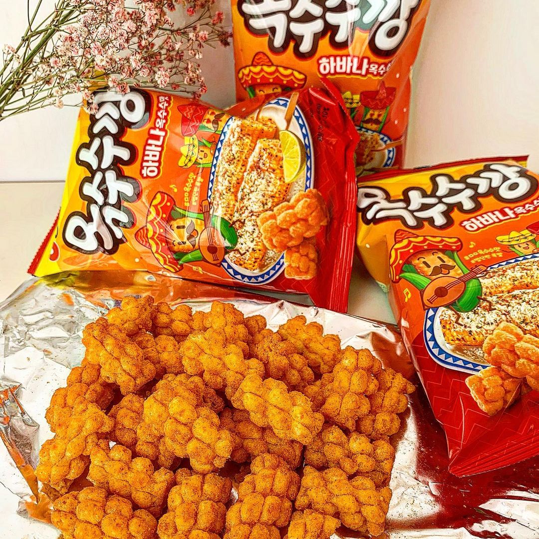 💖🌸 은둥 Food 🌸💖 on Instagram: “•광고• 📍[농심] 옥수수깡 하바나 여러분!! 옥수수깡에서 하바나 옥수수맛이 출시 되었단 걸 알고 계셨나요옹🤭 전 이번에 알았는데 요놈 대박입니다