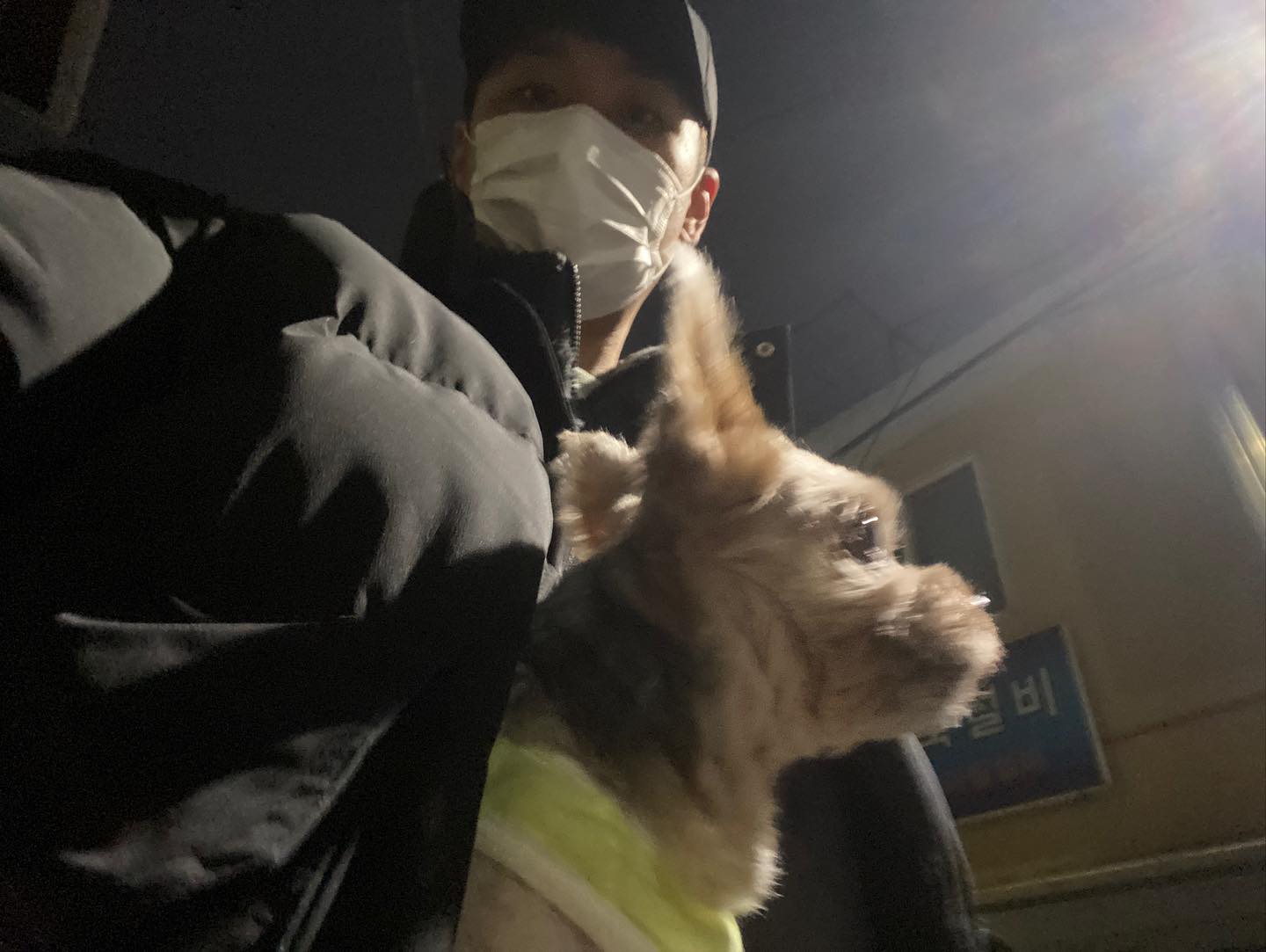 오랜만에#밤산책 #달이랑