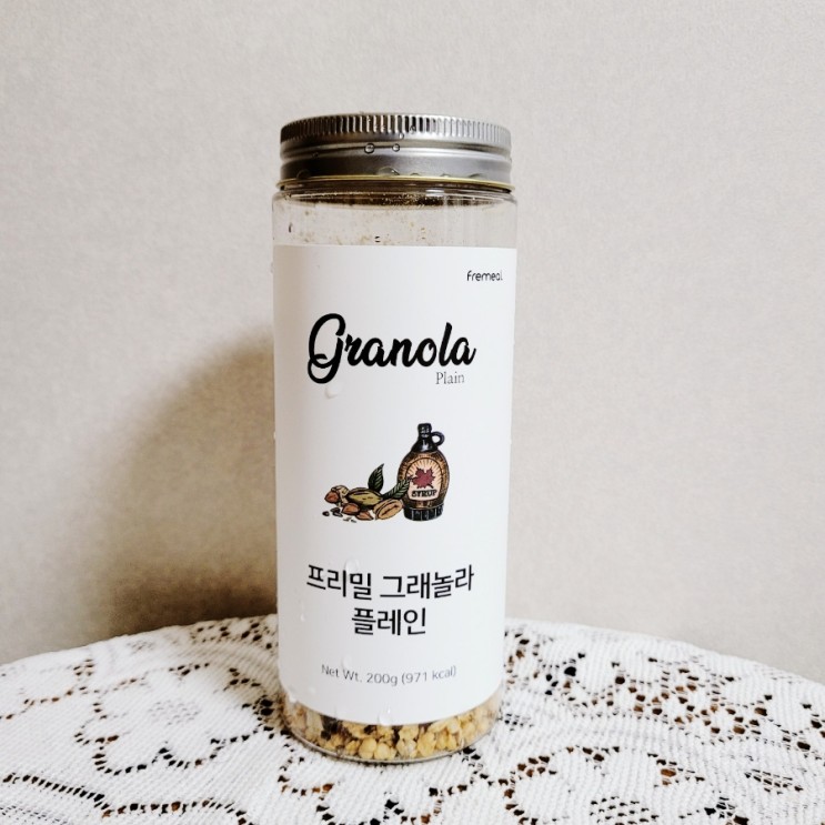 프리밀 그래놀라 플레인 세번 구워 만든 무설탕 다이어트간식 추천