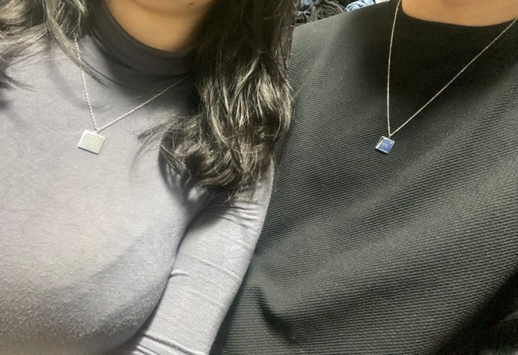 데일리유니크 커플목걸이로 화이트데이선물